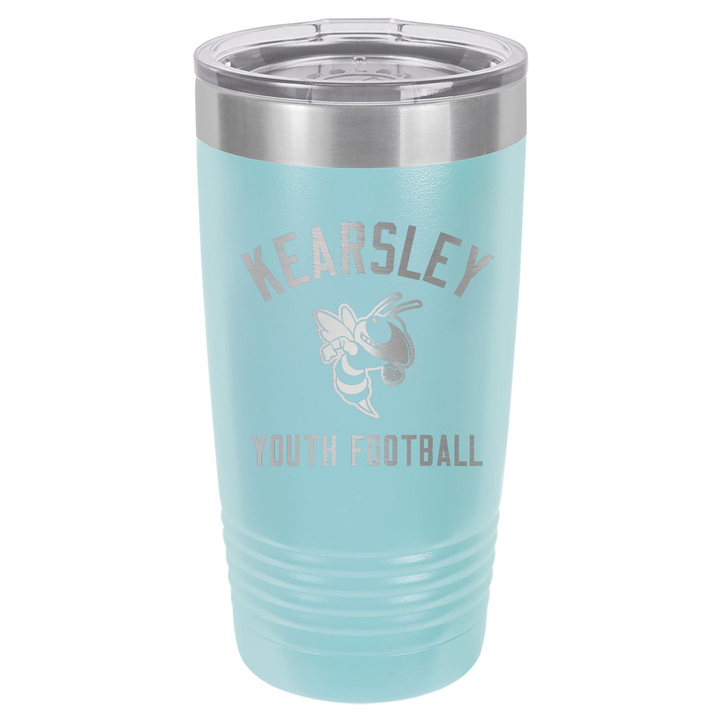 Kearsley Football Engraved 20 oz Ringneck Tumbler
