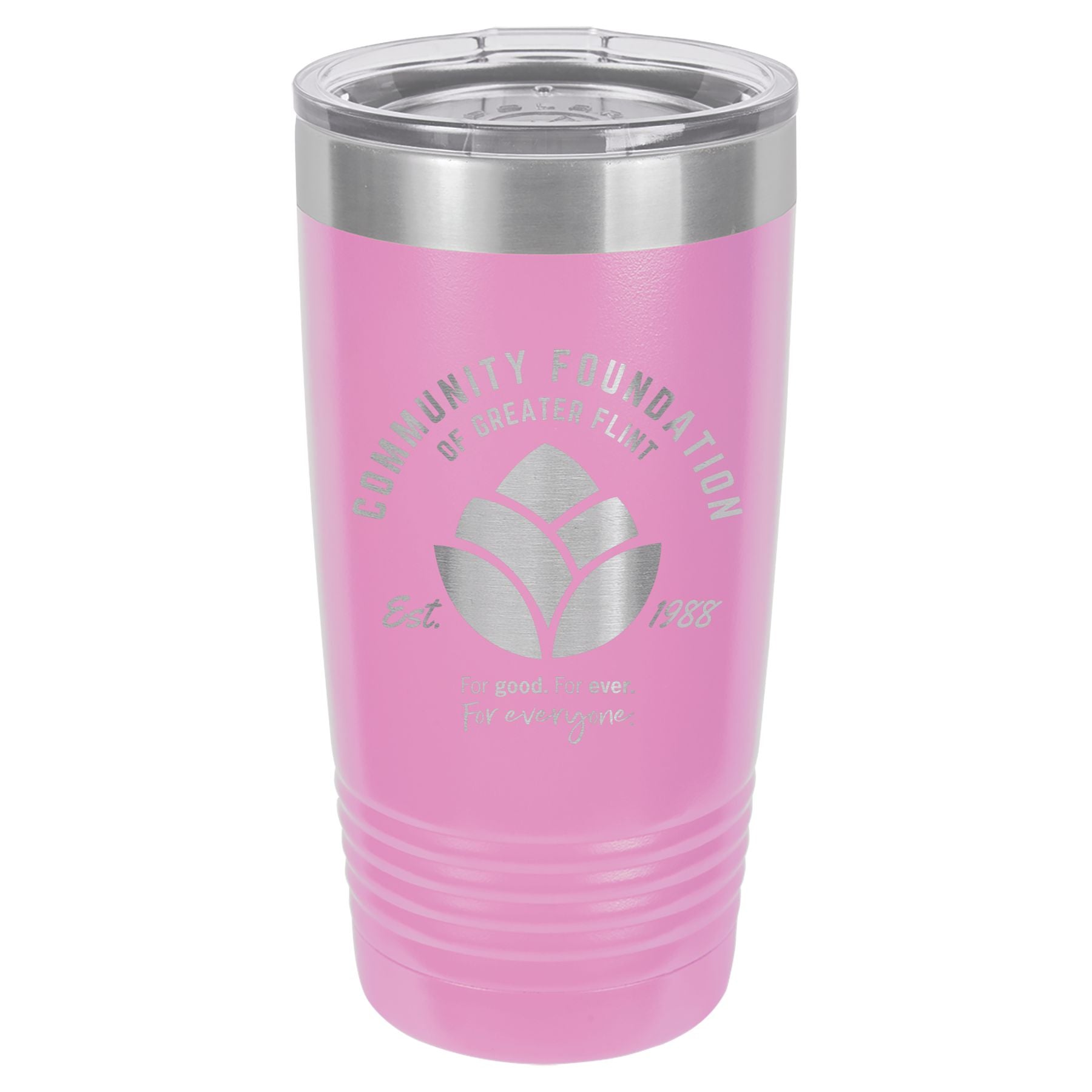 Community Foundation of Greater Flint Engraved 20 oz Ringneck Tumbler