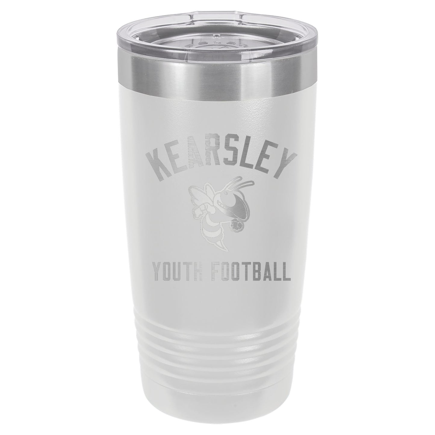 Kearsley Football Engraved 20 oz Ringneck Tumbler