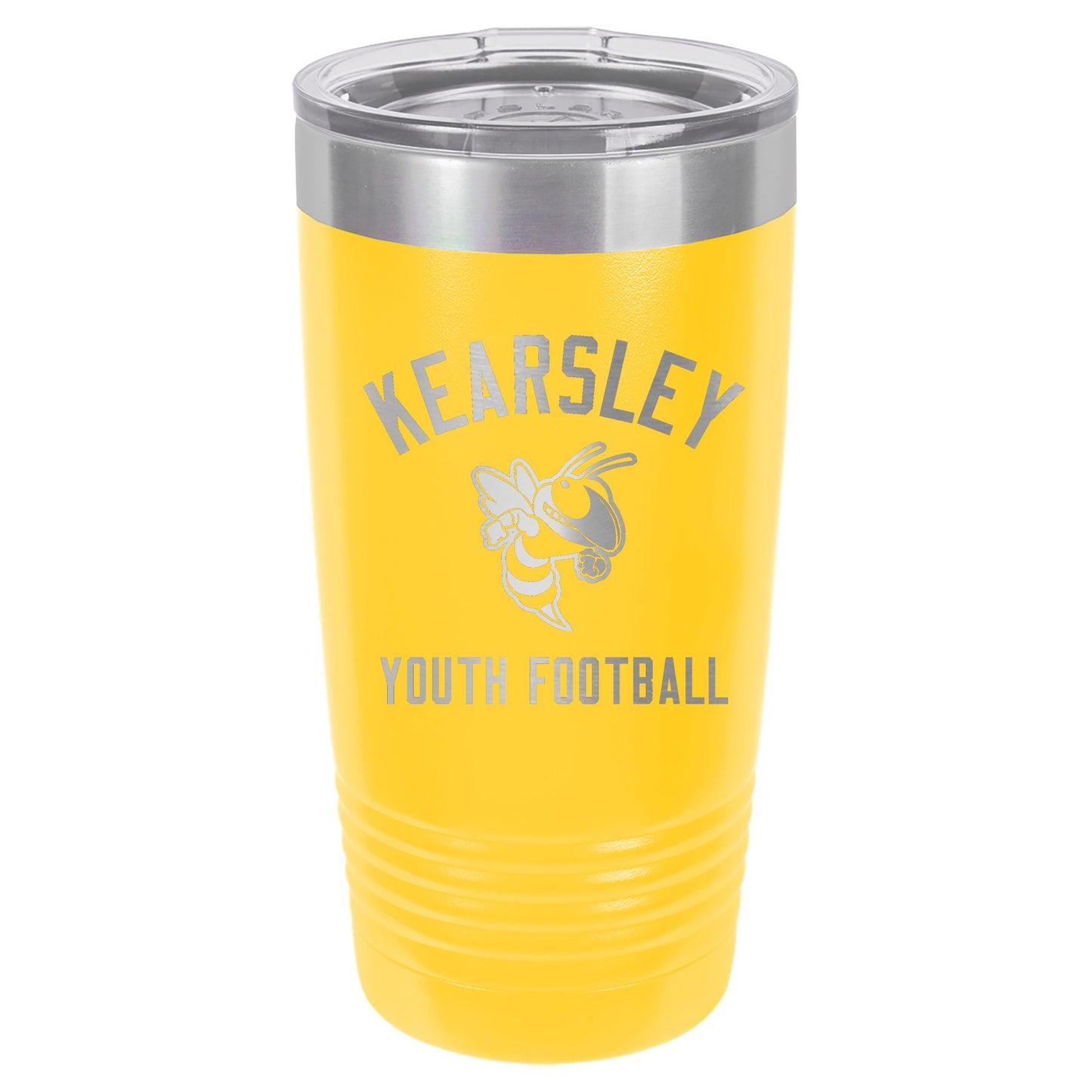 Kearsley Football Engraved 20 oz Ringneck Tumbler