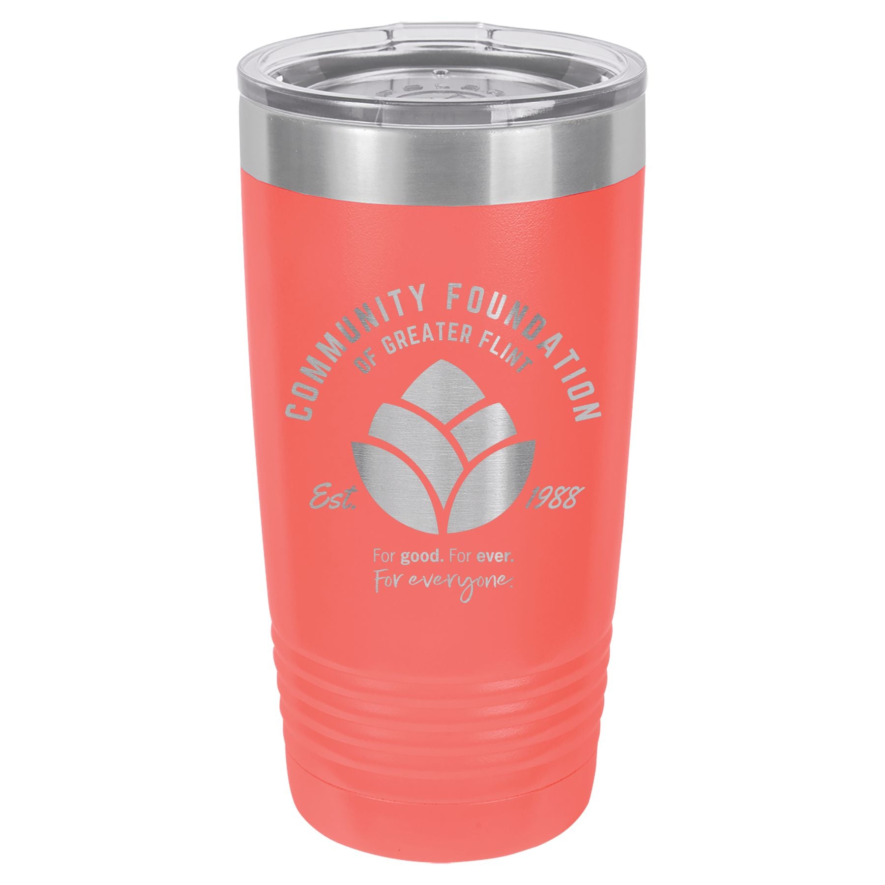 Community Foundation of Greater Flint Engraved 20 oz Ringneck Tumbler
