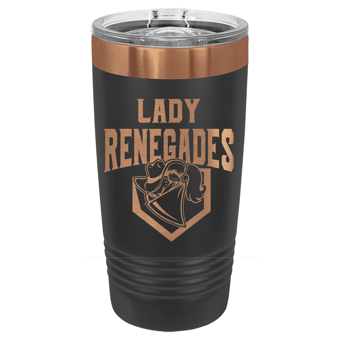 Lady Renegades Bronze Engraved 20oz Ringneck Tumbler