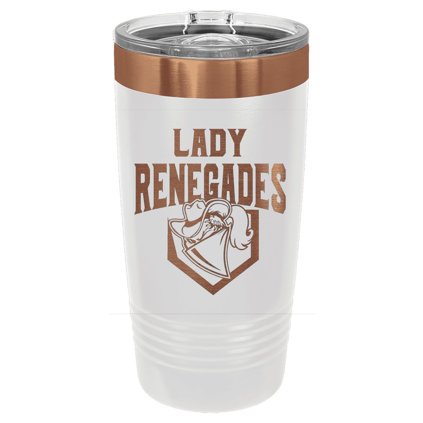 Lady Renegades Bronze Engraved 20oz Ringneck Tumbler