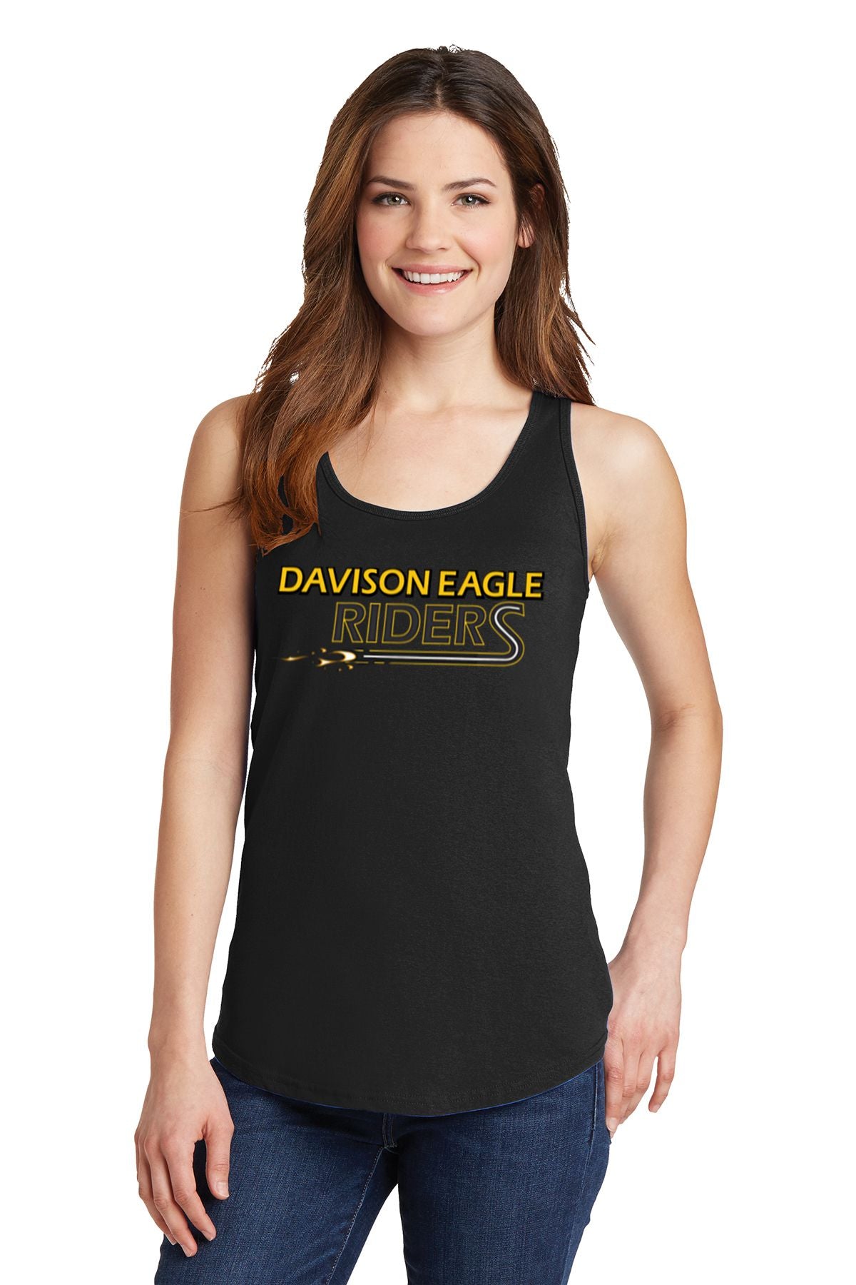Davison Eagle Riders Ladies Core Cotton Tank Top