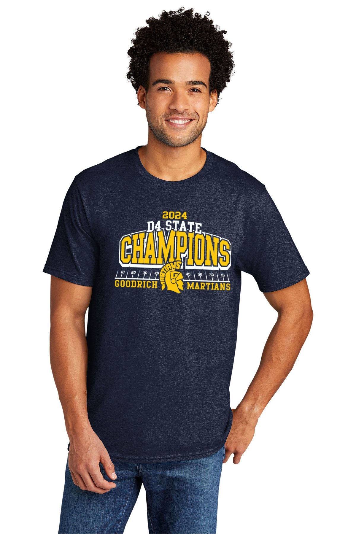 Goodrich Football State Champions Tri-Blend Short Sleeve