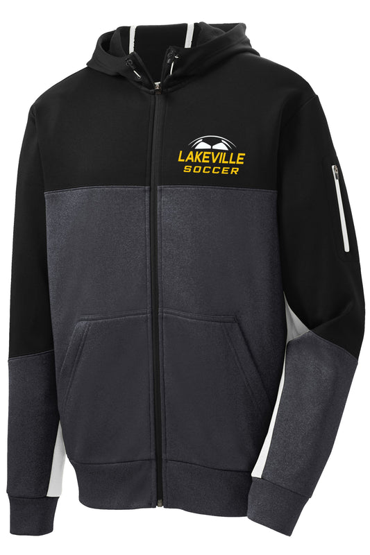 Lakeville Soccer Tech Fleece Colorblock Full-Zip Hooded Jacket