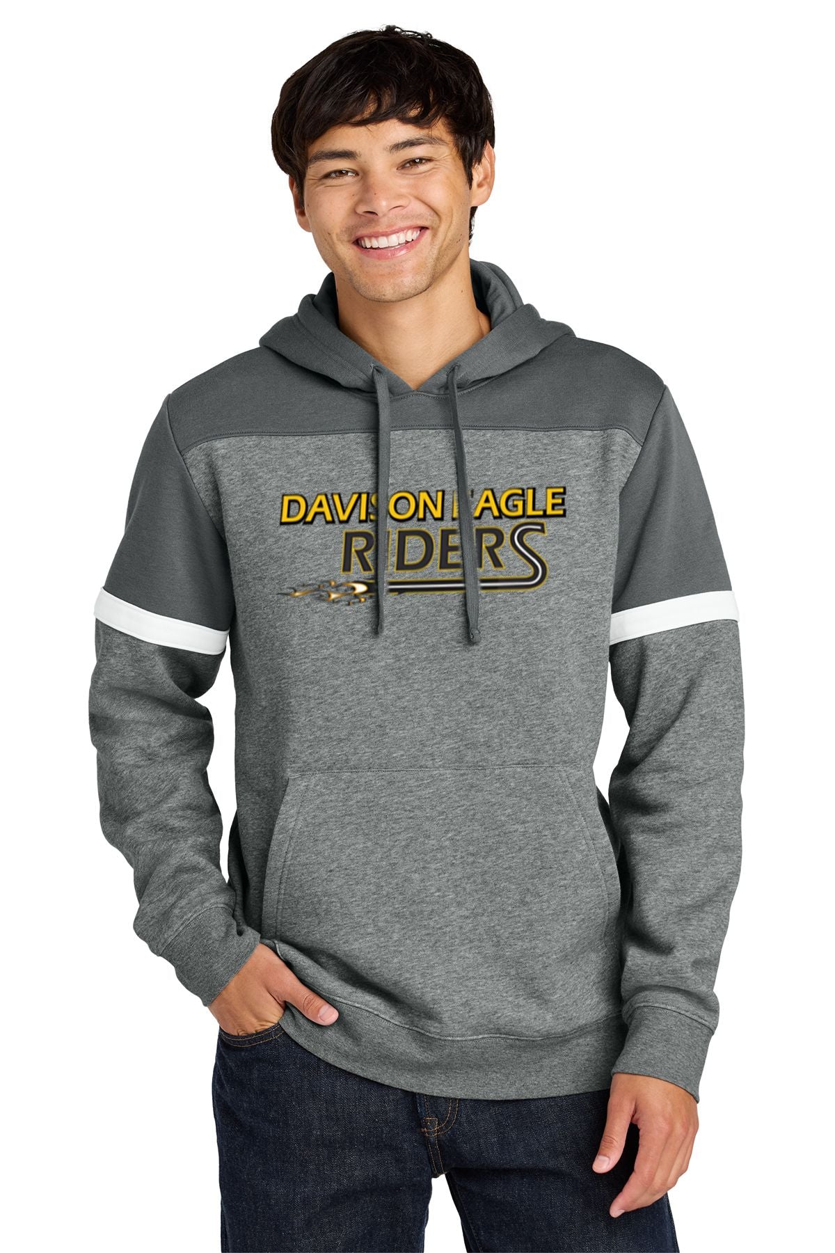 Davison Eagle Riders Sport-Tek® Drive Fleece Colorblock Hoodie