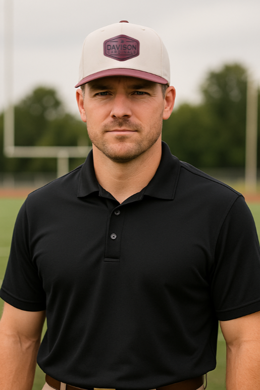 Davison Cardinals Leather Patch Heritage Cap