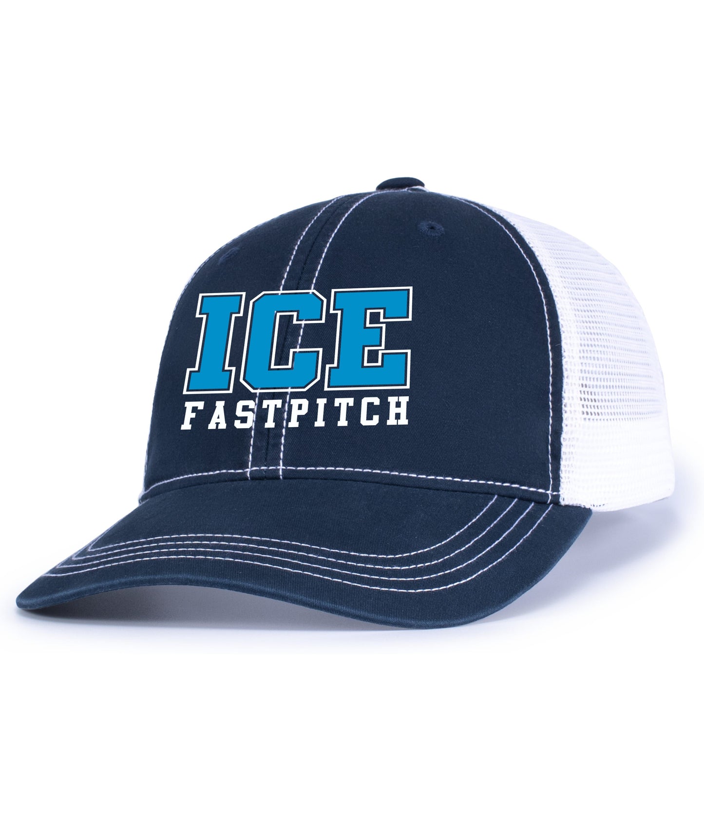 ICE Fastpitch Vintage Trucker Snapback Cap