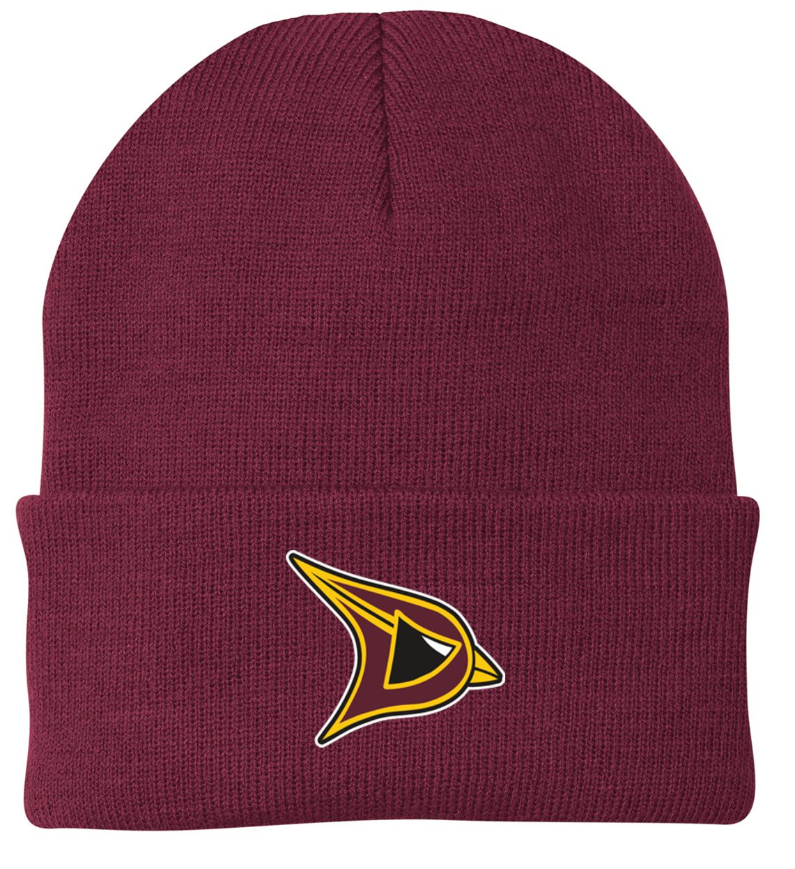 Davison Maroon Knit Cap