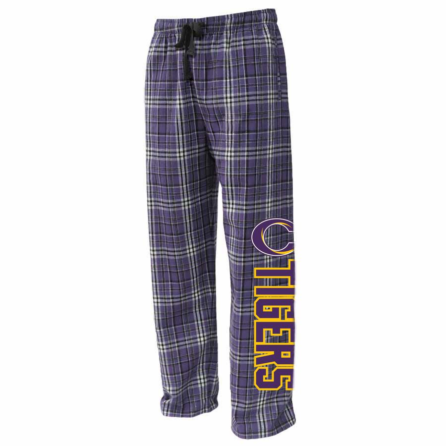 Caro Tigers Flannel Pajama Pant - Schall