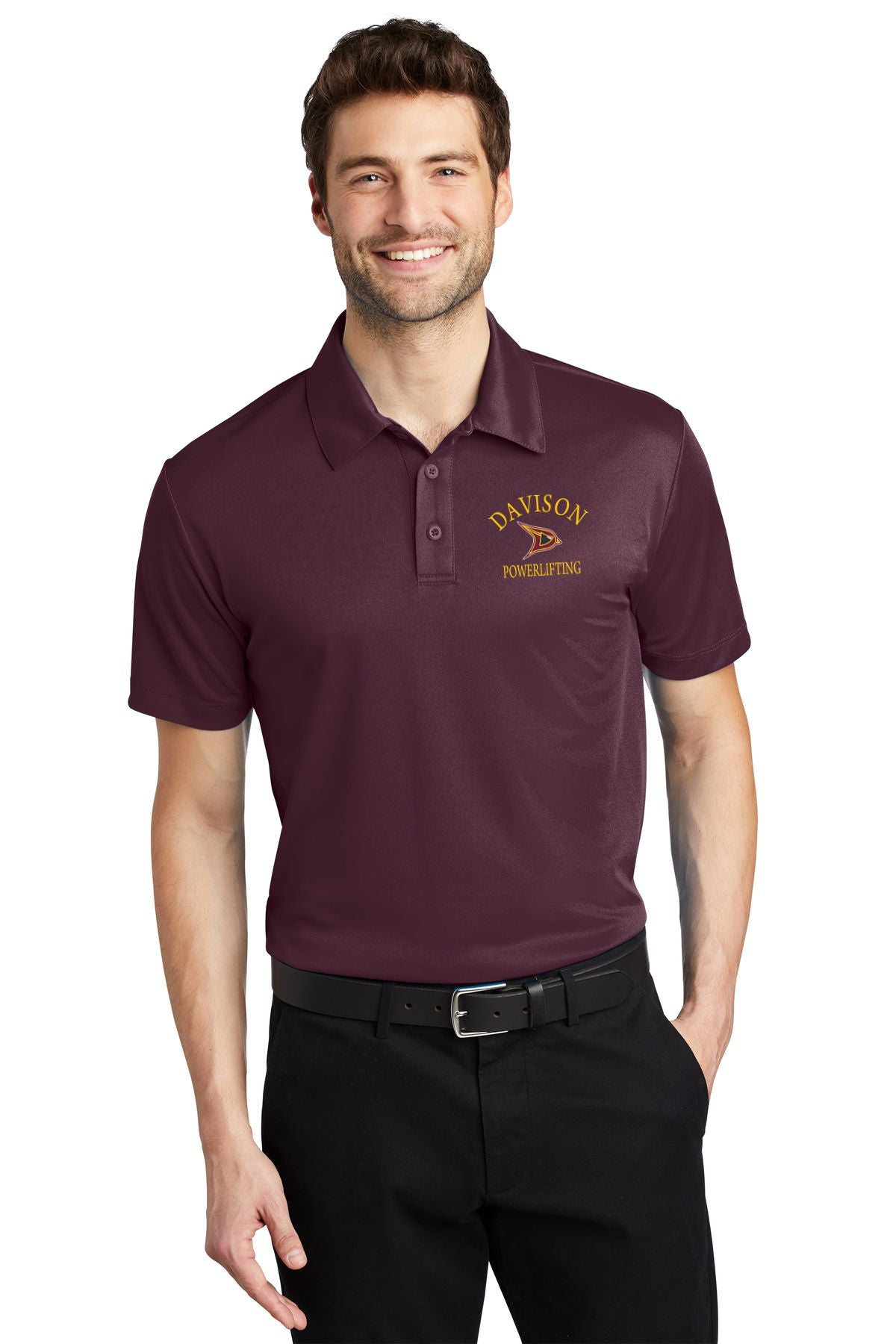 Davison Powerlifting Silk Touch™ Performance Polo