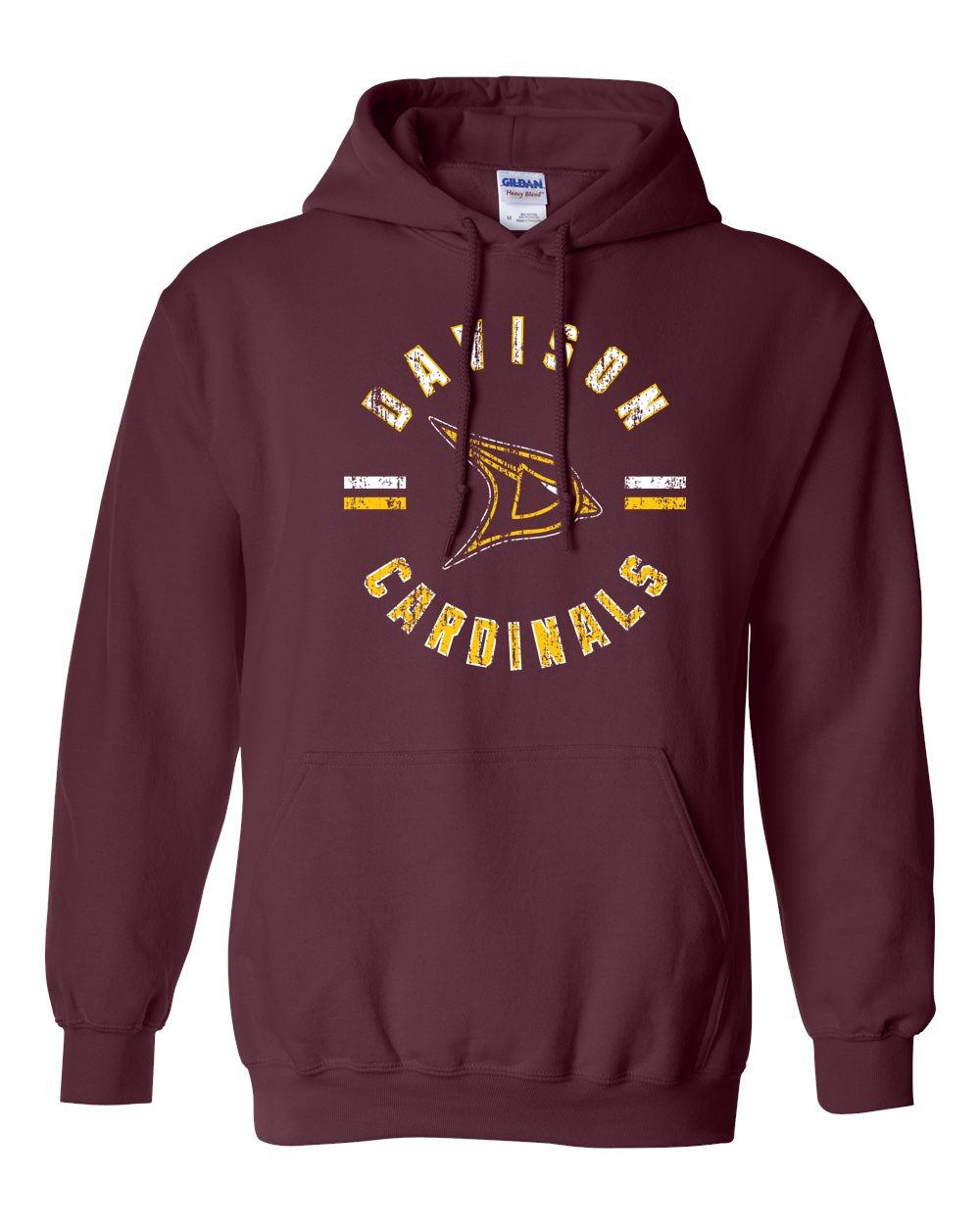Davison Cardinals Circle Logo Hooded Sweatshirt