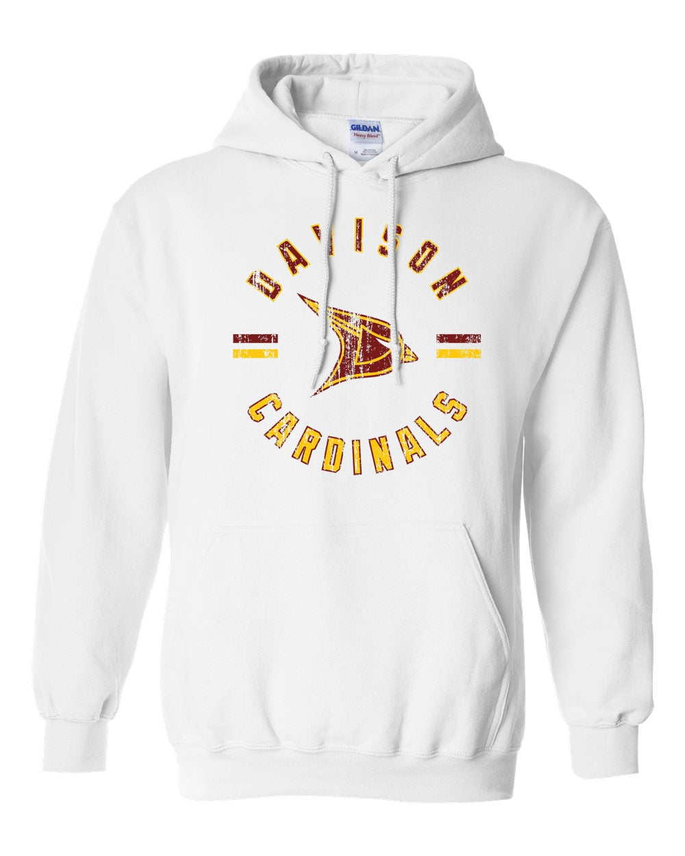 Davison Cardinals Circle Logo Hooded Sweatshirt