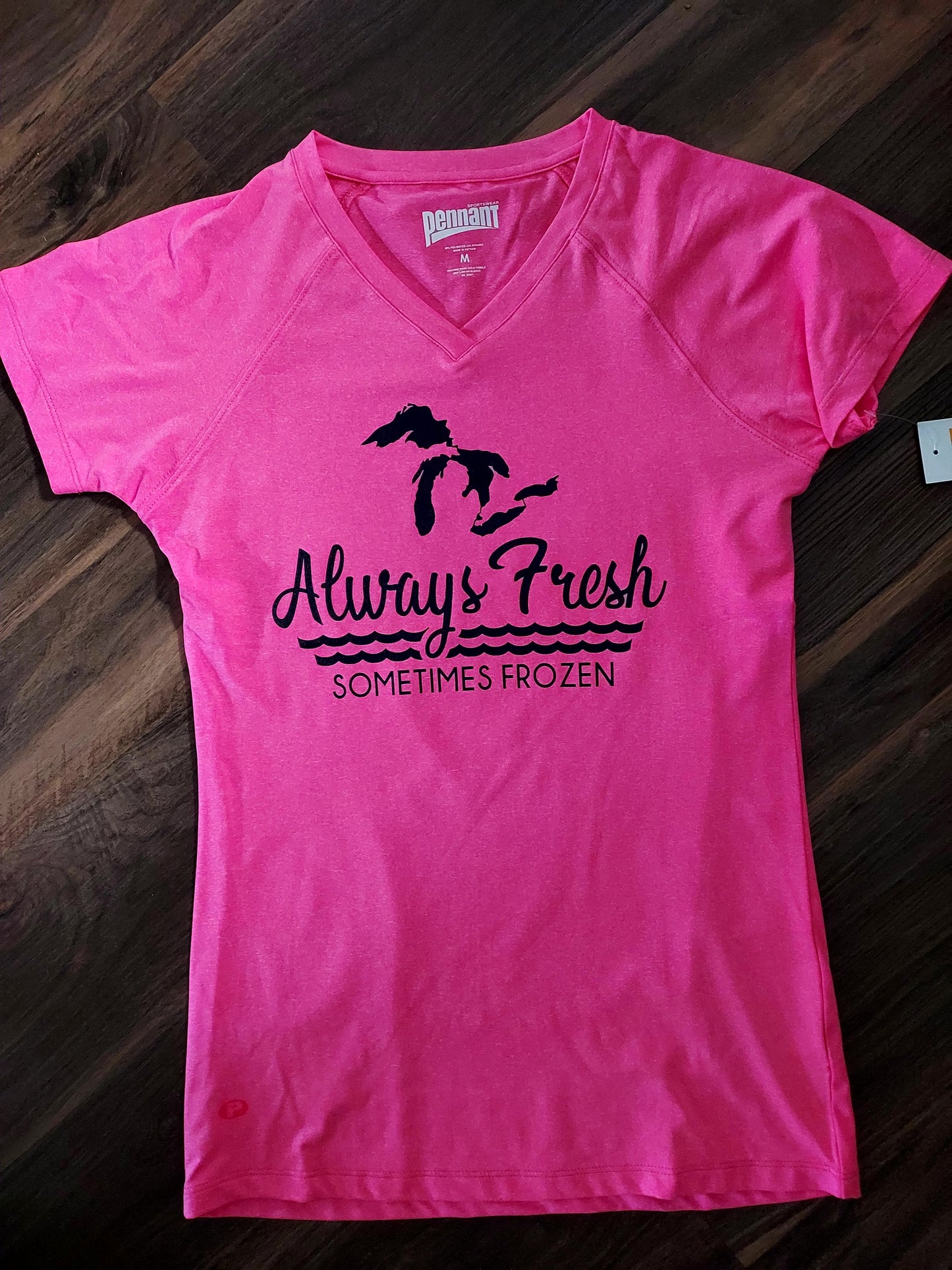 Ladies Performance V-neck Always Fresh T-shirt