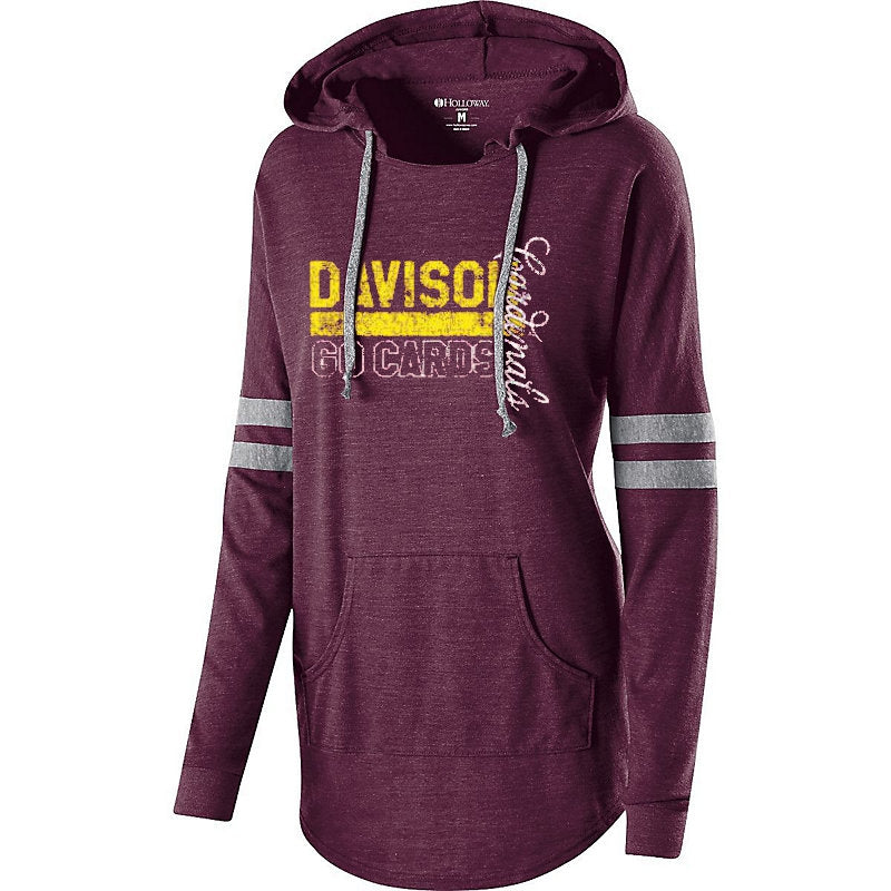 Davison Cardinals Hooded Low Key Pullover