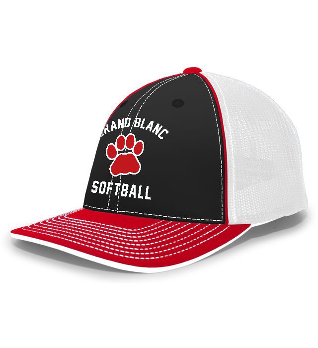 Grand Blanc Softball Trucker Flexfit Cap