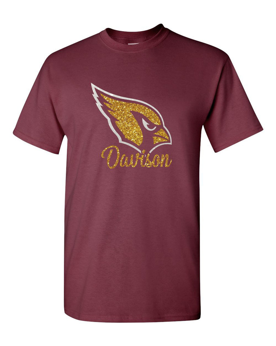 Glitter Ladies Davison Cardinals T-shirt – K&C's Special T's