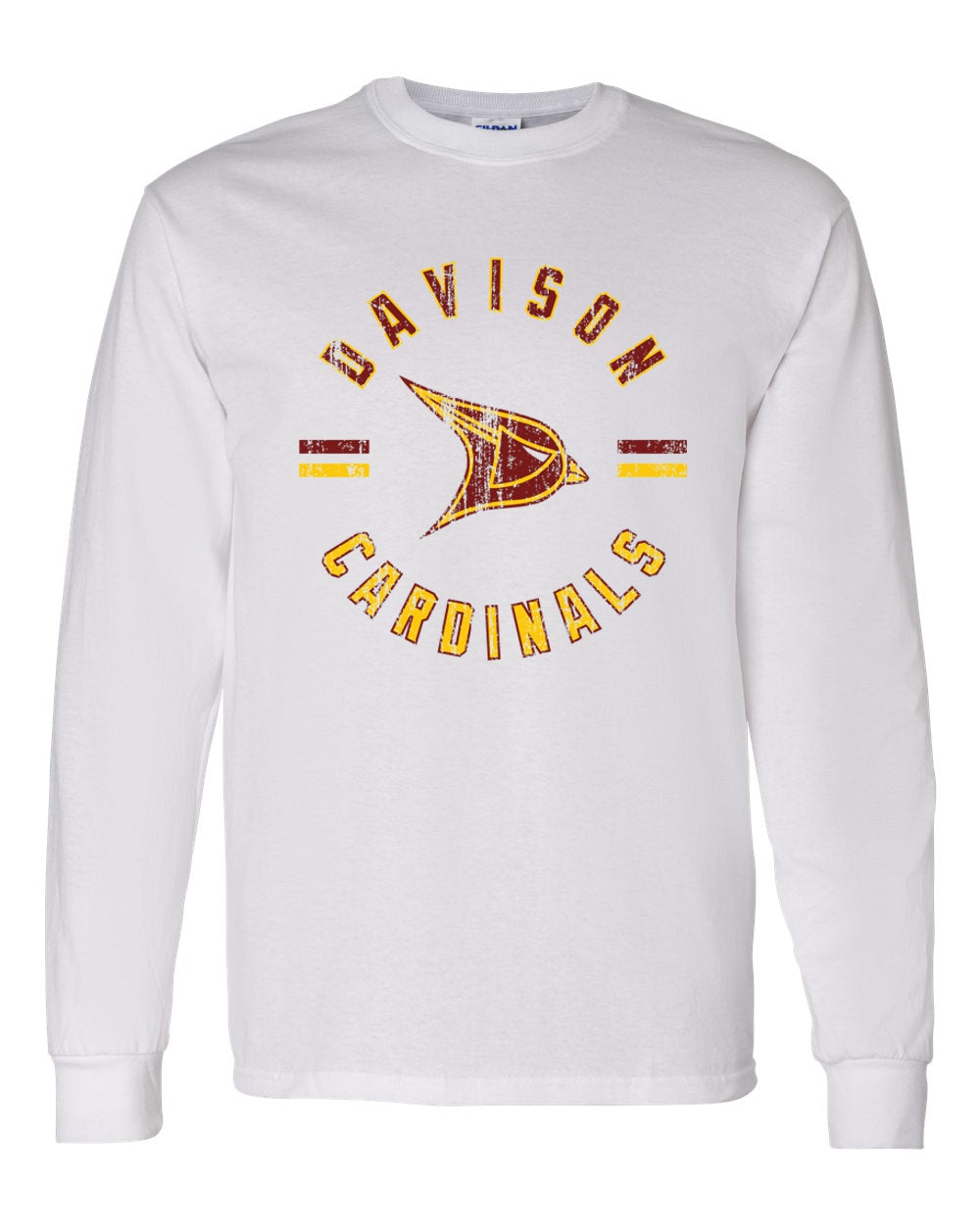 Davison Cardinals Circle Logo Long Sleeve Shirt