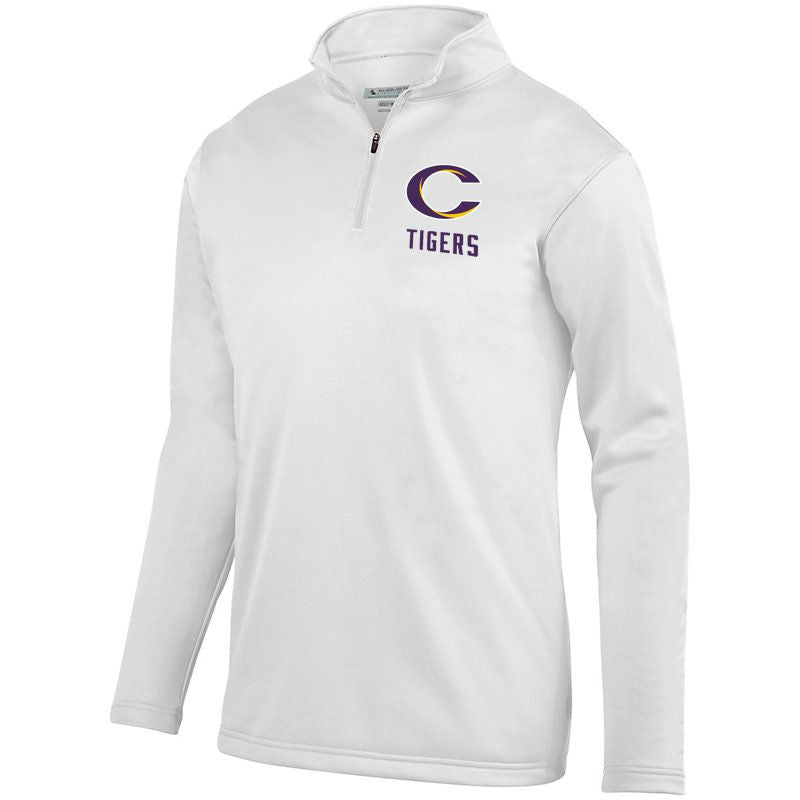 Caro Tigers Wicking Fleece Quarter Zip - Schall