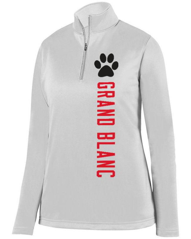 Grand Blanc Bobcats Ladies 1/4 Wicking Fleece Pullover