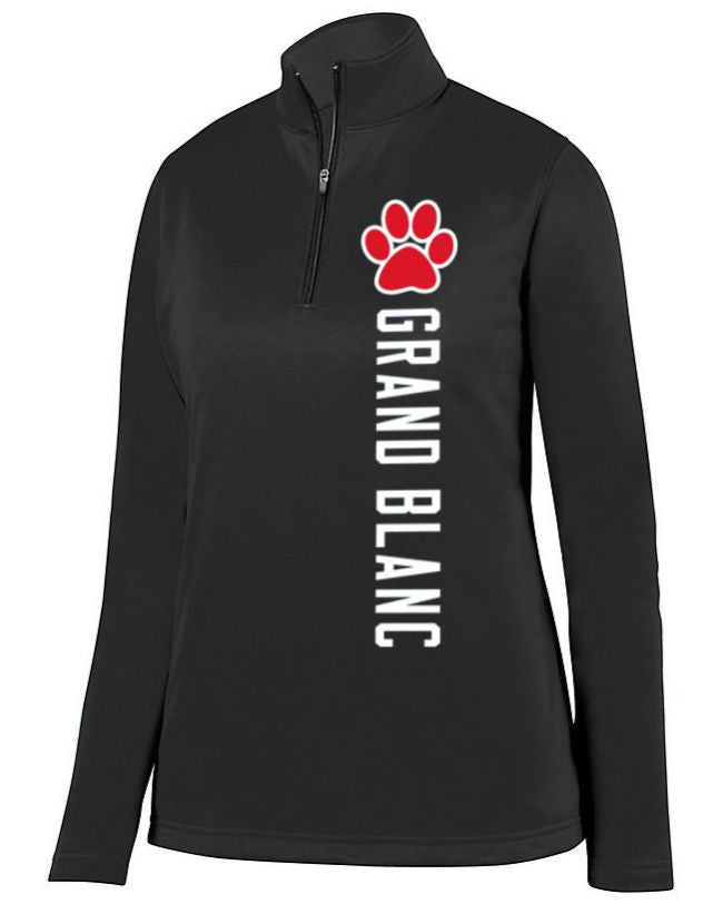 Grand Blanc Bobcats Ladies 1/4 Wicking Fleece Pullover