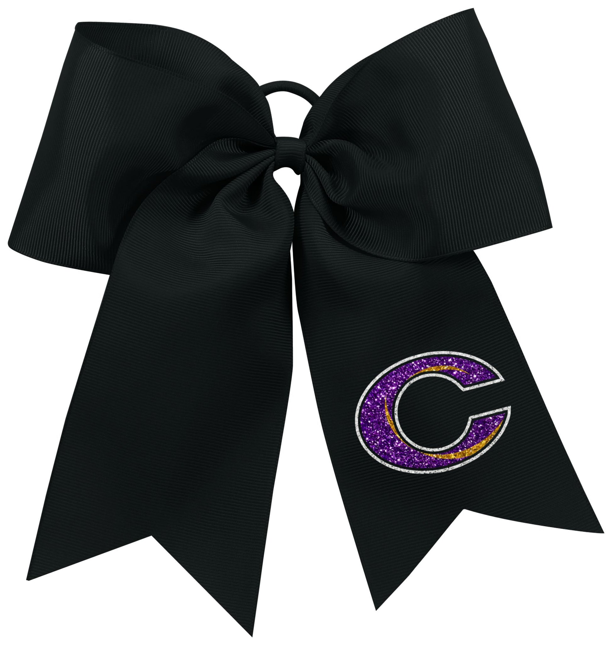 Caro Glitter Cardinal Hair Bow - Schall