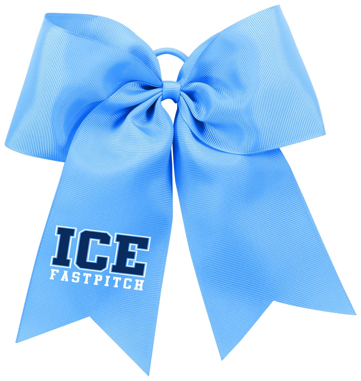 Ice Fastpitch Hair Bow