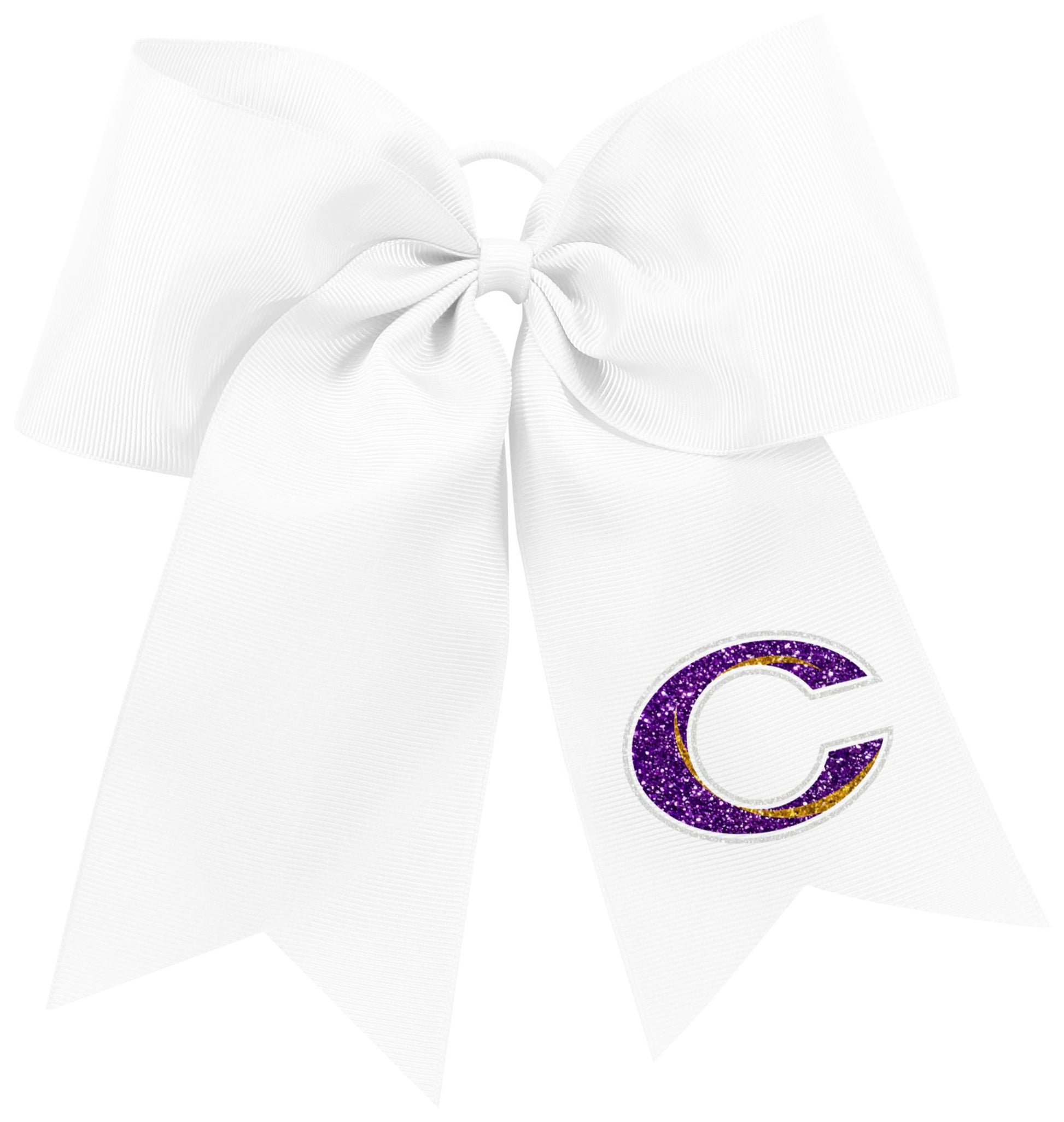 Caro Glitter Cardinal Hair Bow - Schall