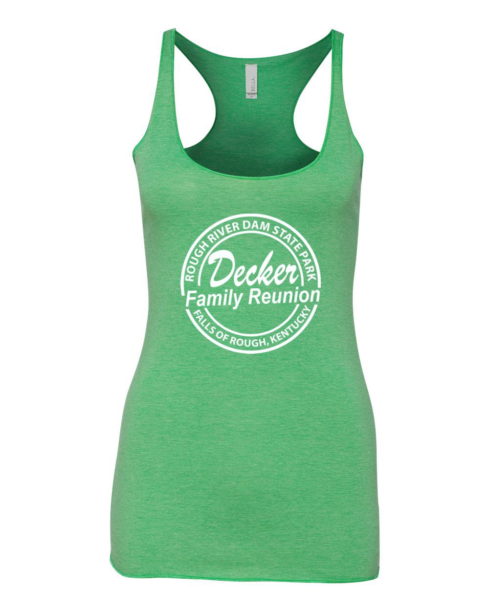 Decker Family Reunion Women's Triblend Racerback Tank