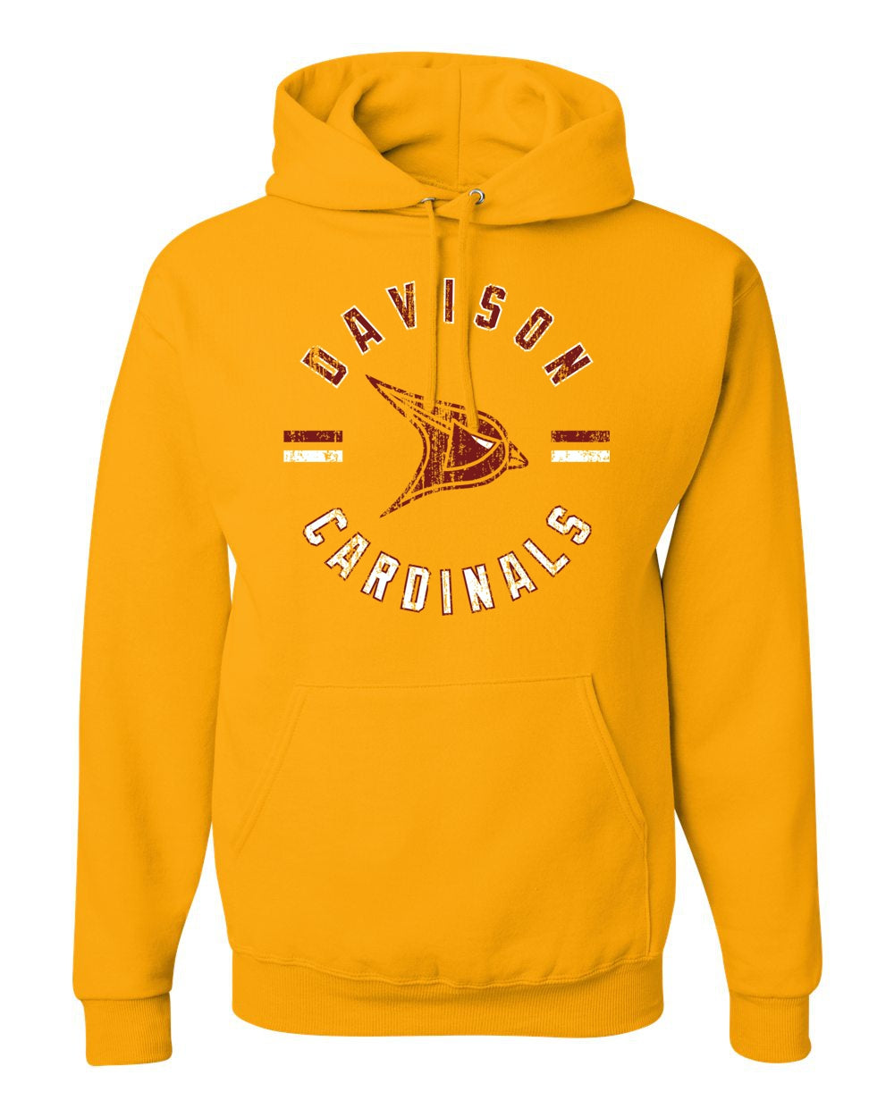 Davison Cardinals Circle Logo Hooded Sweatshirt