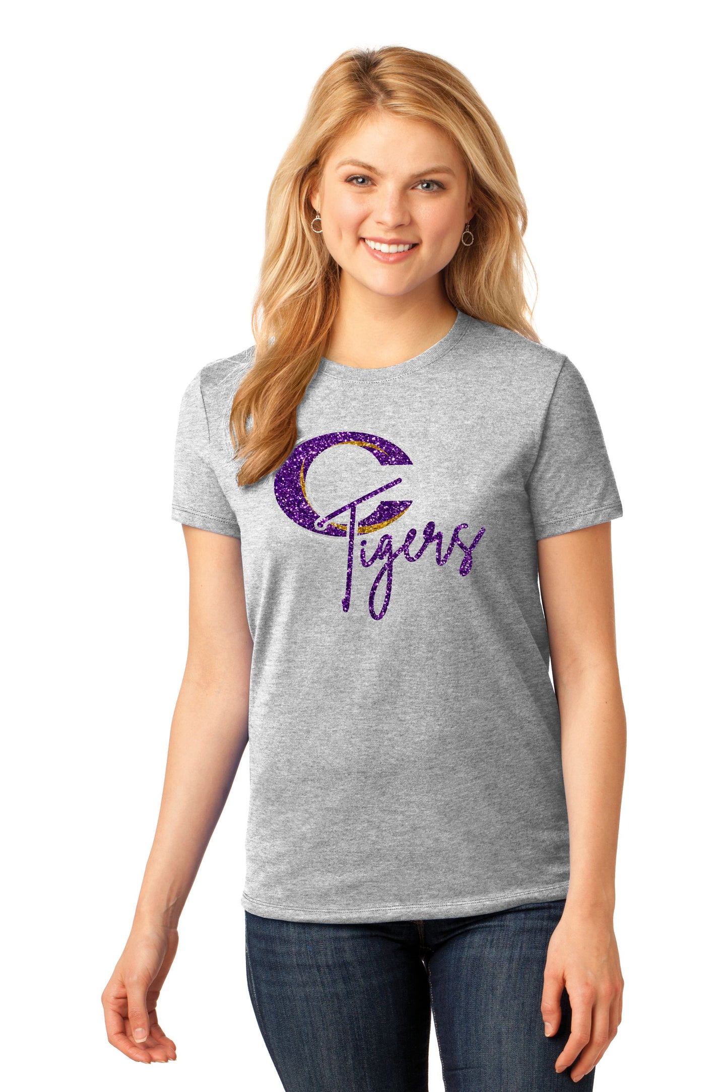Caro Glitter Ladies T-shirt - Schall