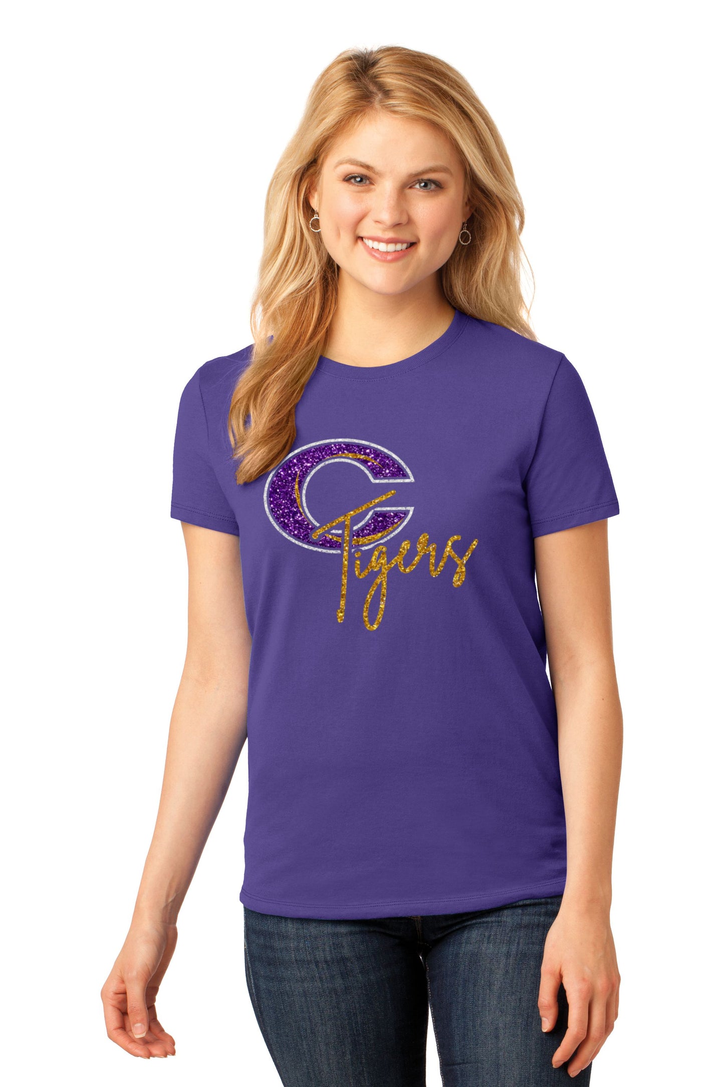 Caro Glitter Ladies T-shirt - Schall