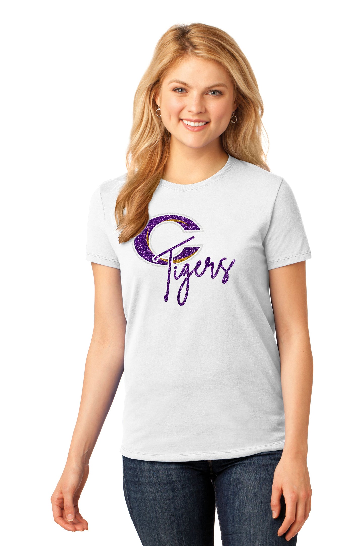 Caro Glitter Ladies T-shirt - Schall
