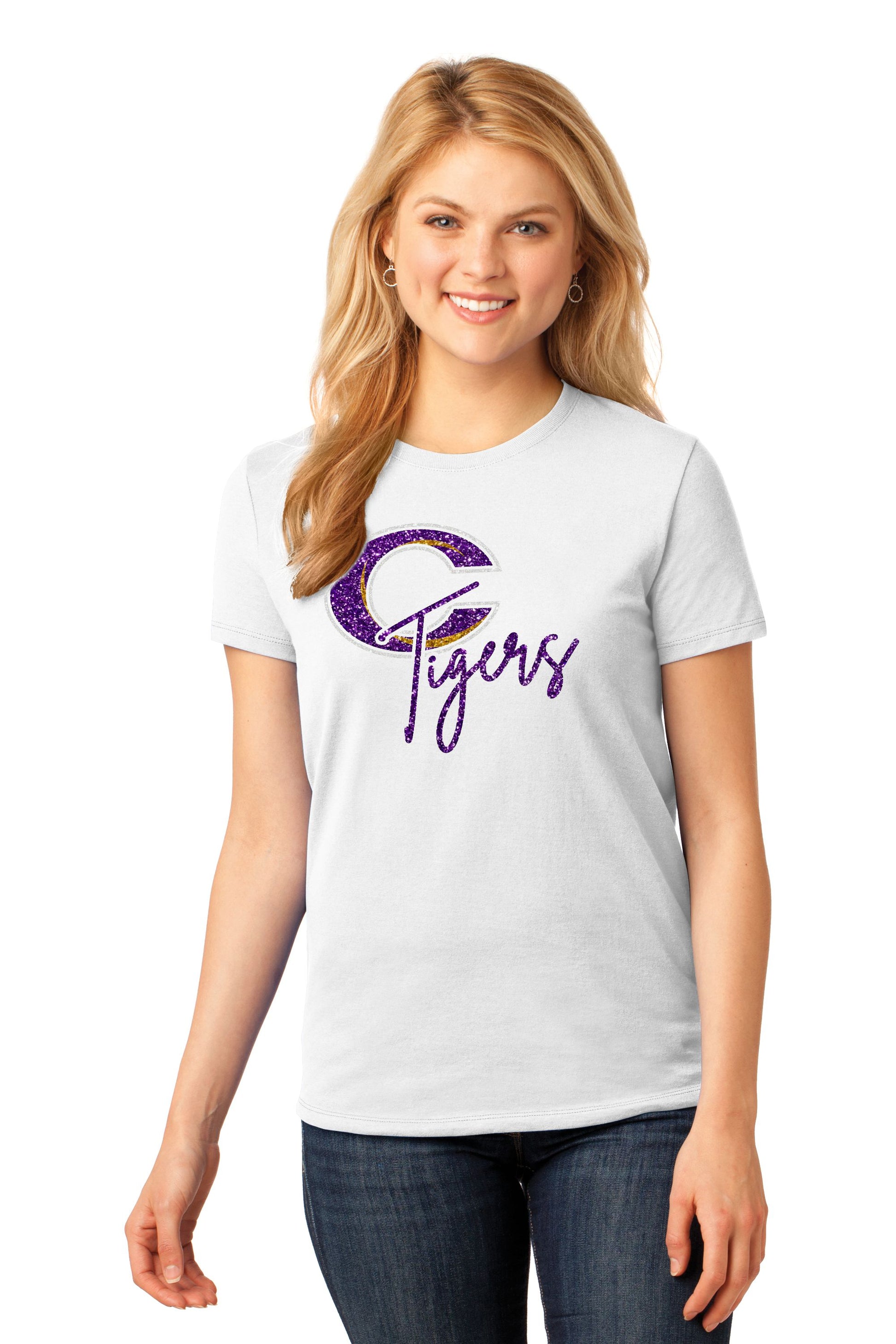 Caro Glitter Ladies T-shirt - Schall