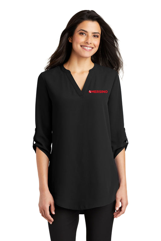 Mersino Port Authority ® Ladies 3/4-Sleeve Tunic Blouse