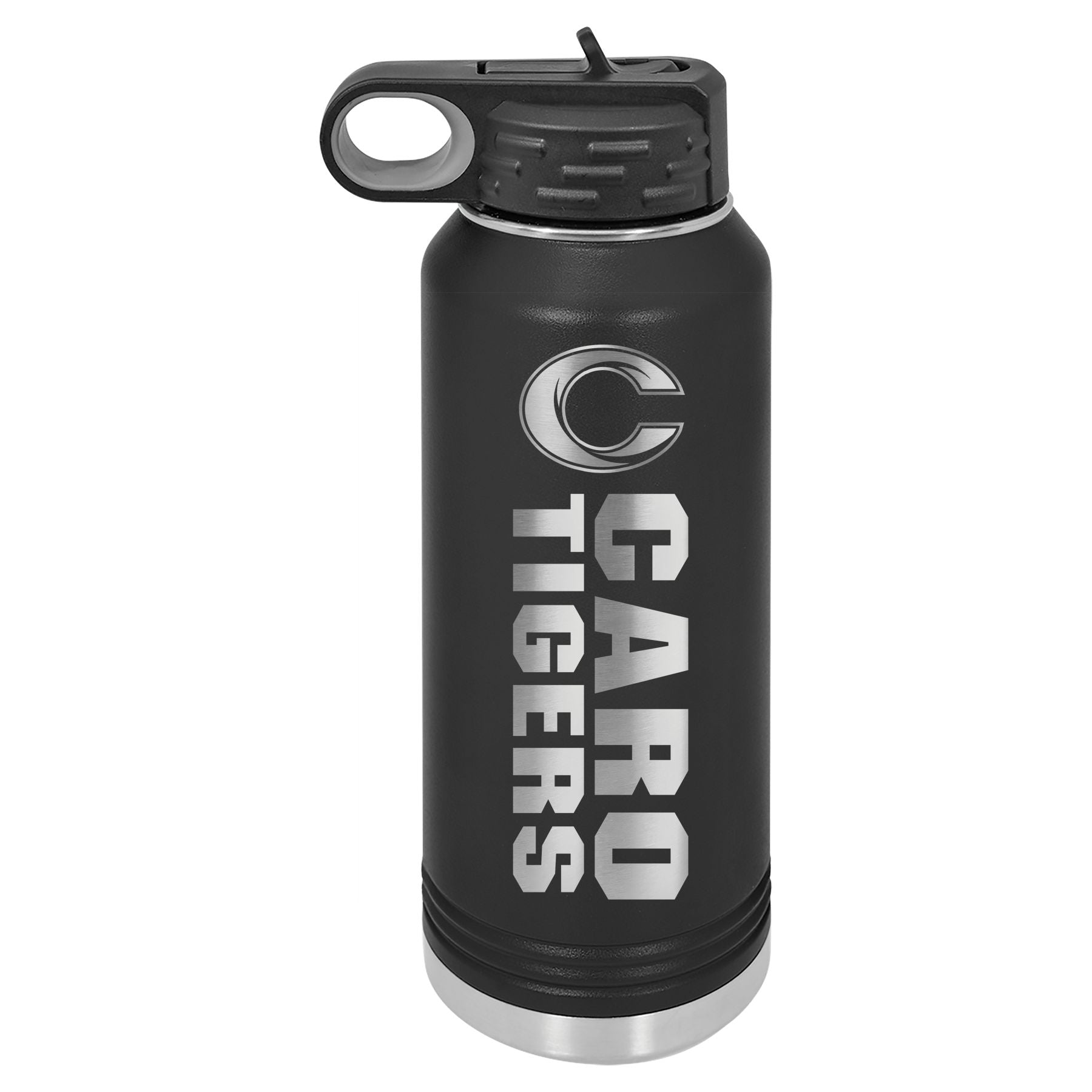 Caro Tigers Engraved 32oz Water Bottle - Schall