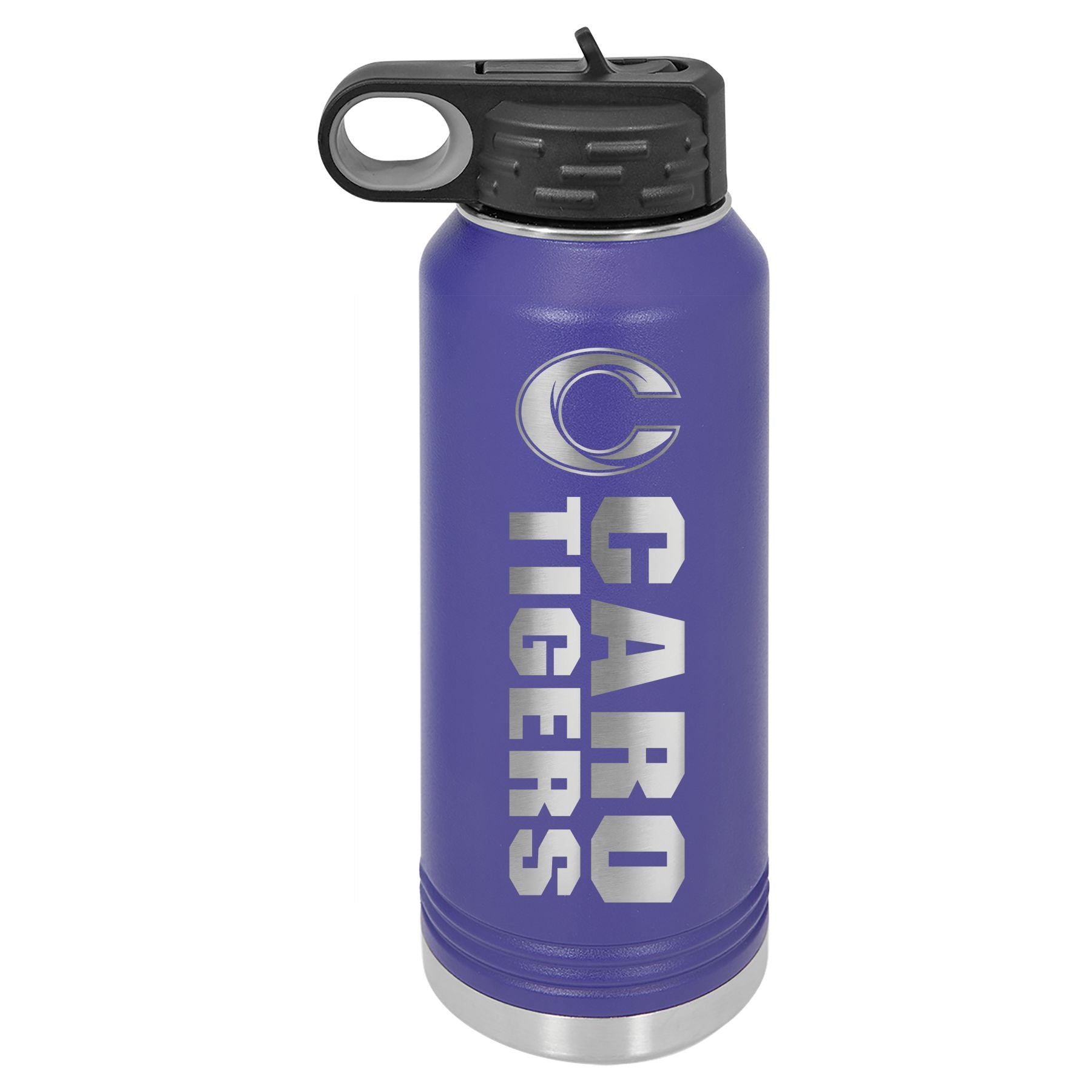Caro Tigers Engraved 32oz Water Bottle - Schall
