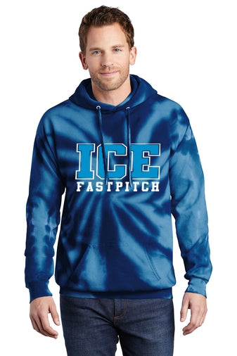 Ice Fastpitch Tie Dye Hooded Sweatshirt