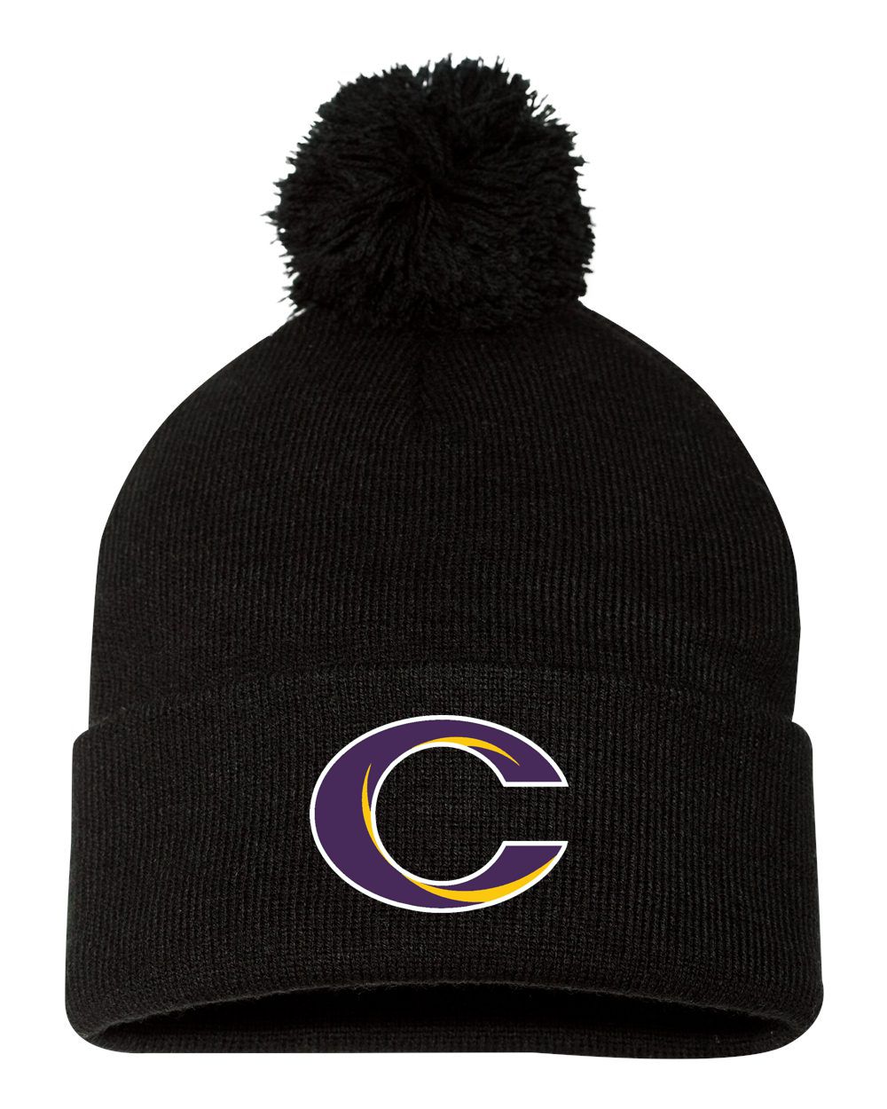 Caro Pom-Pom 12" Knit Beanie - Schall