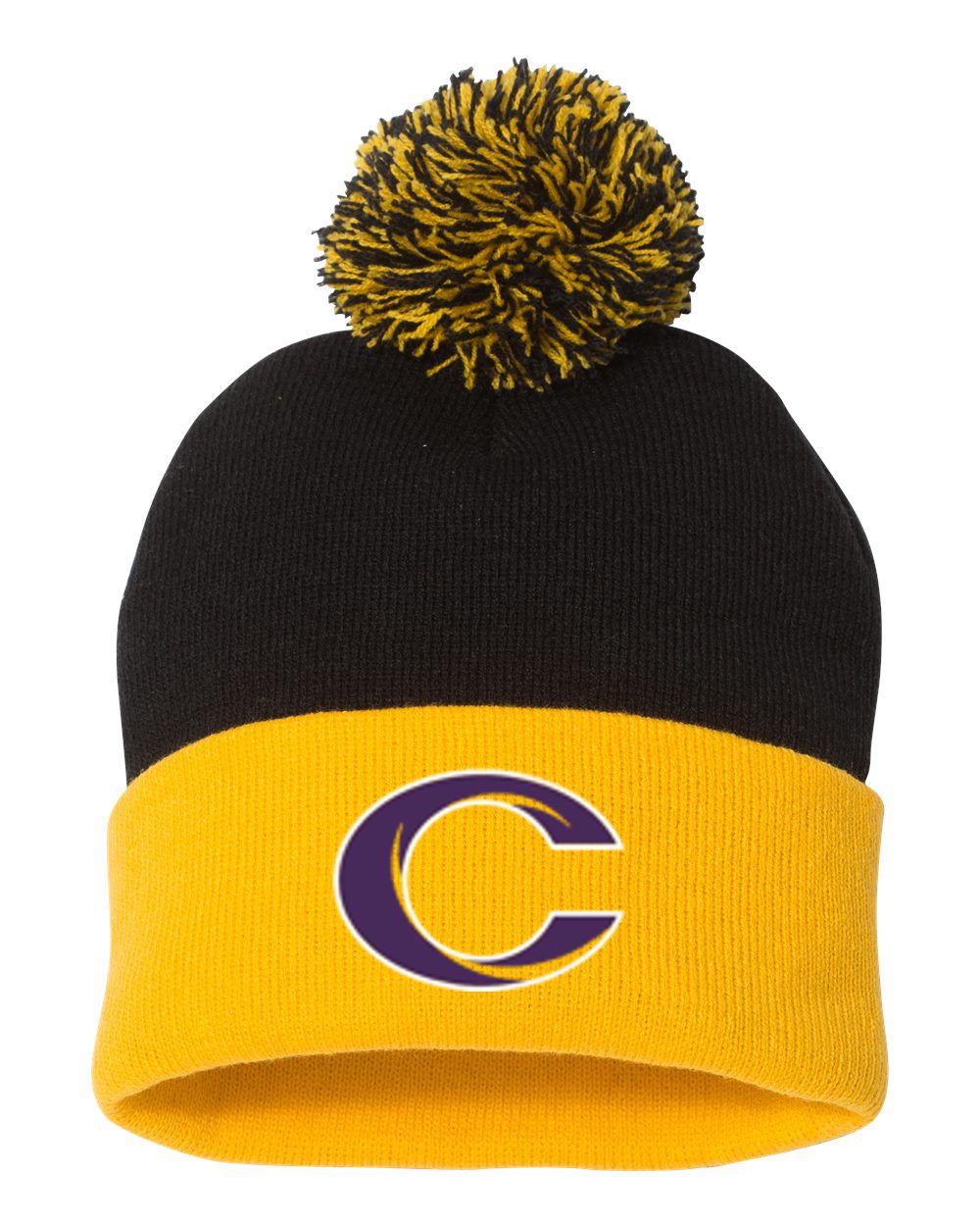 Caro Pom-Pom 12" Knit Beanie - Schall