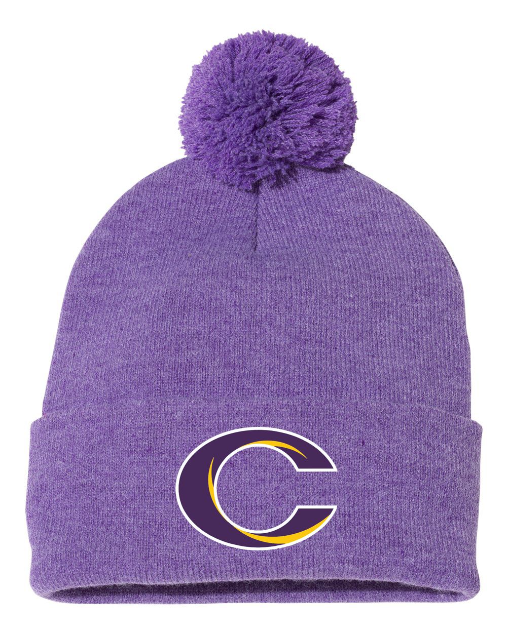 Caro Pom-Pom 12" Knit Beanie - Schall