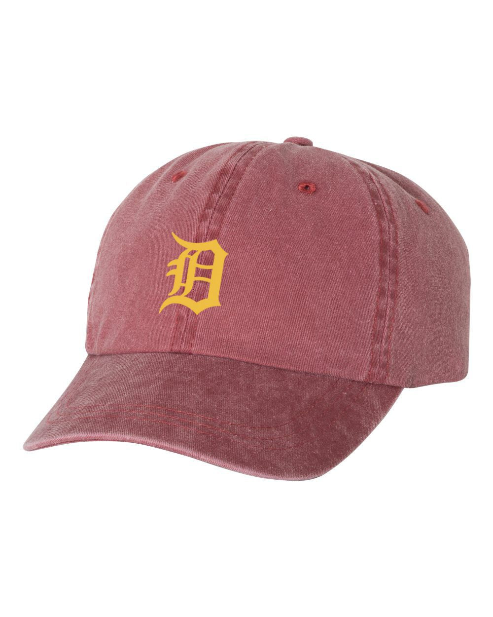 Vintage Maroon Davison Embroidered Cap