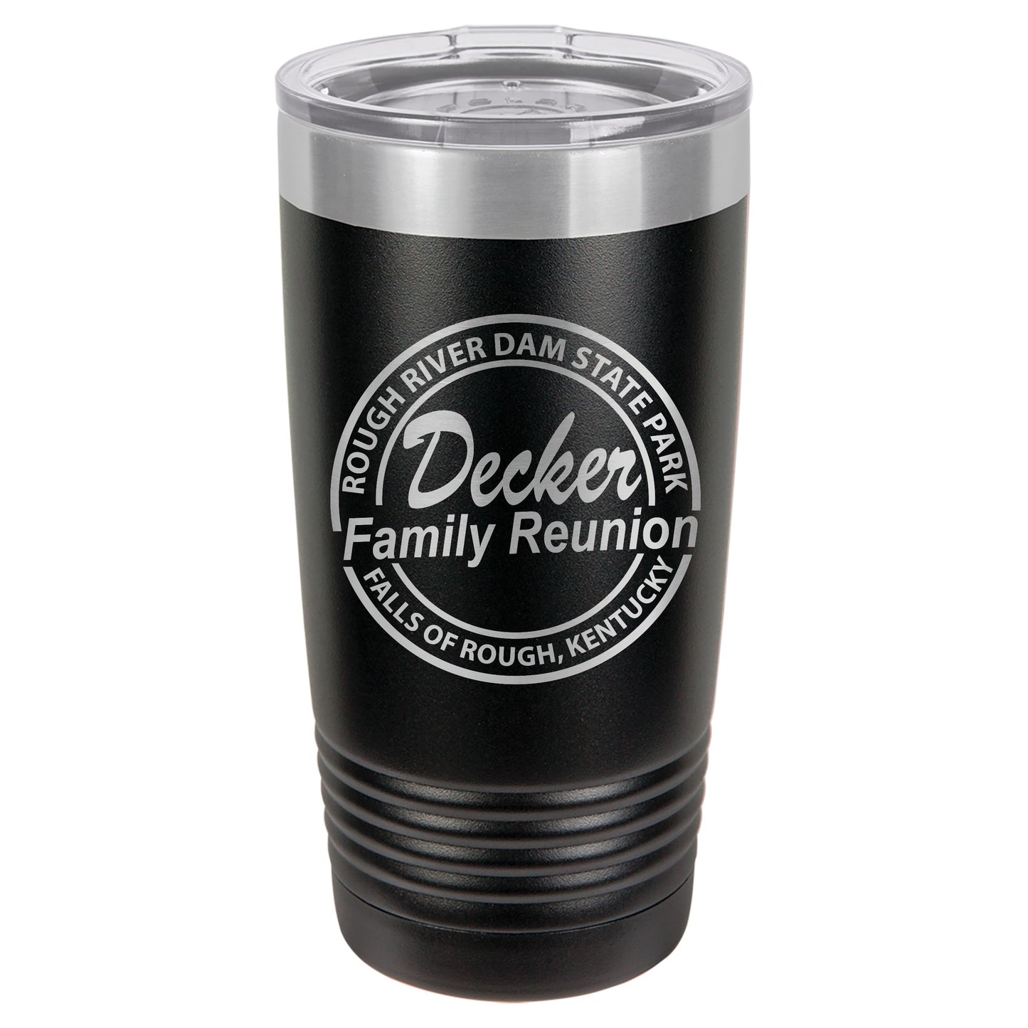 Decker Family Reunion Engraved 20oz Ringneck Tumbler