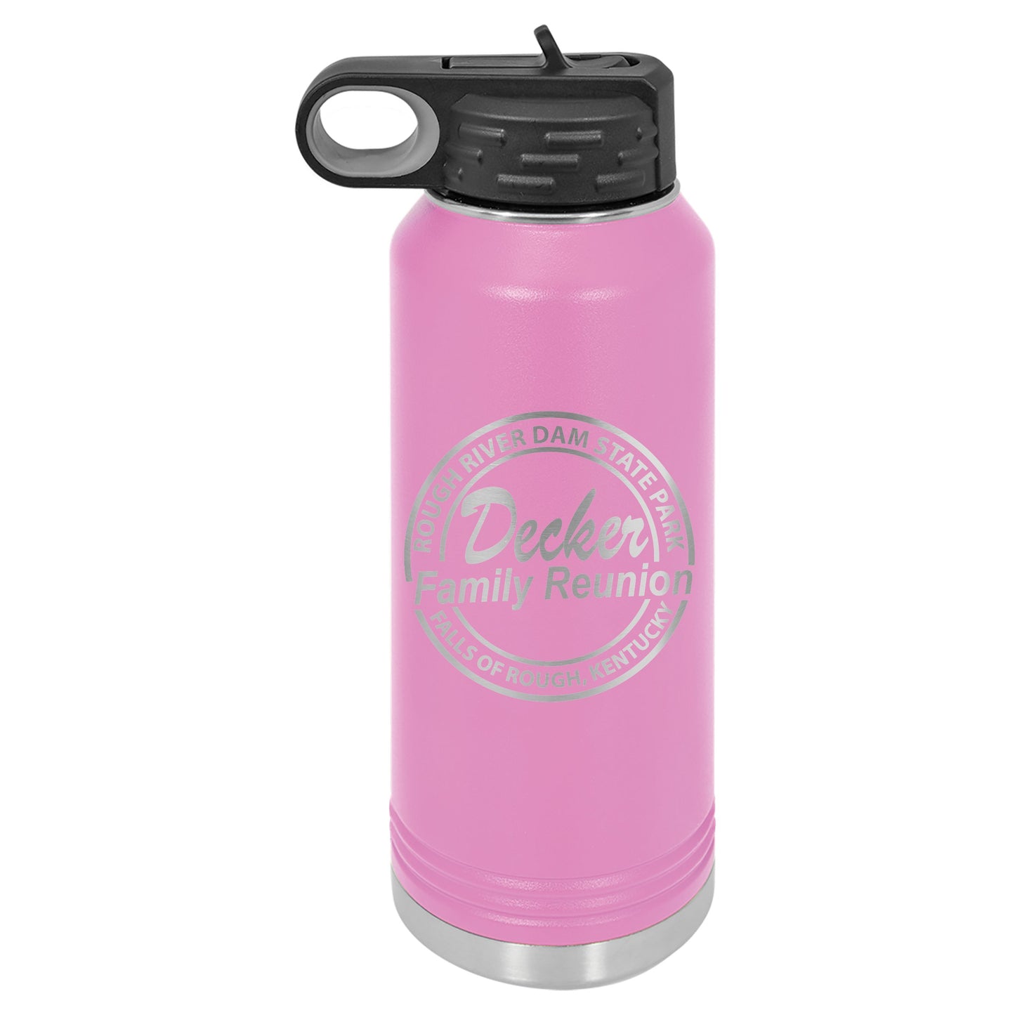 Decker Family Reunion Engraved 32oz Water Bottle