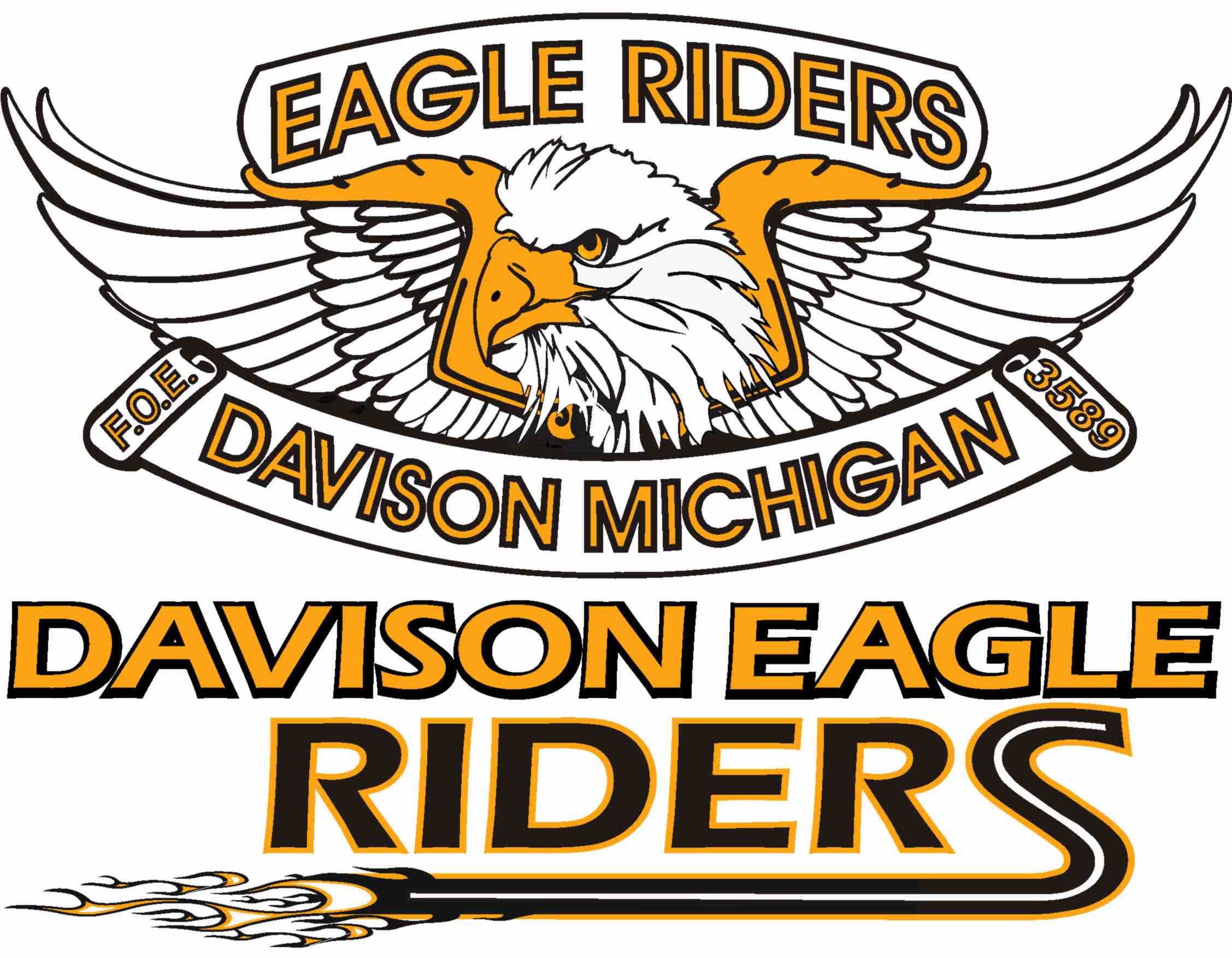 Eagle Riders Signs Davison Eagle Riders – K&C's Special T's & Cool Beans Graphics
