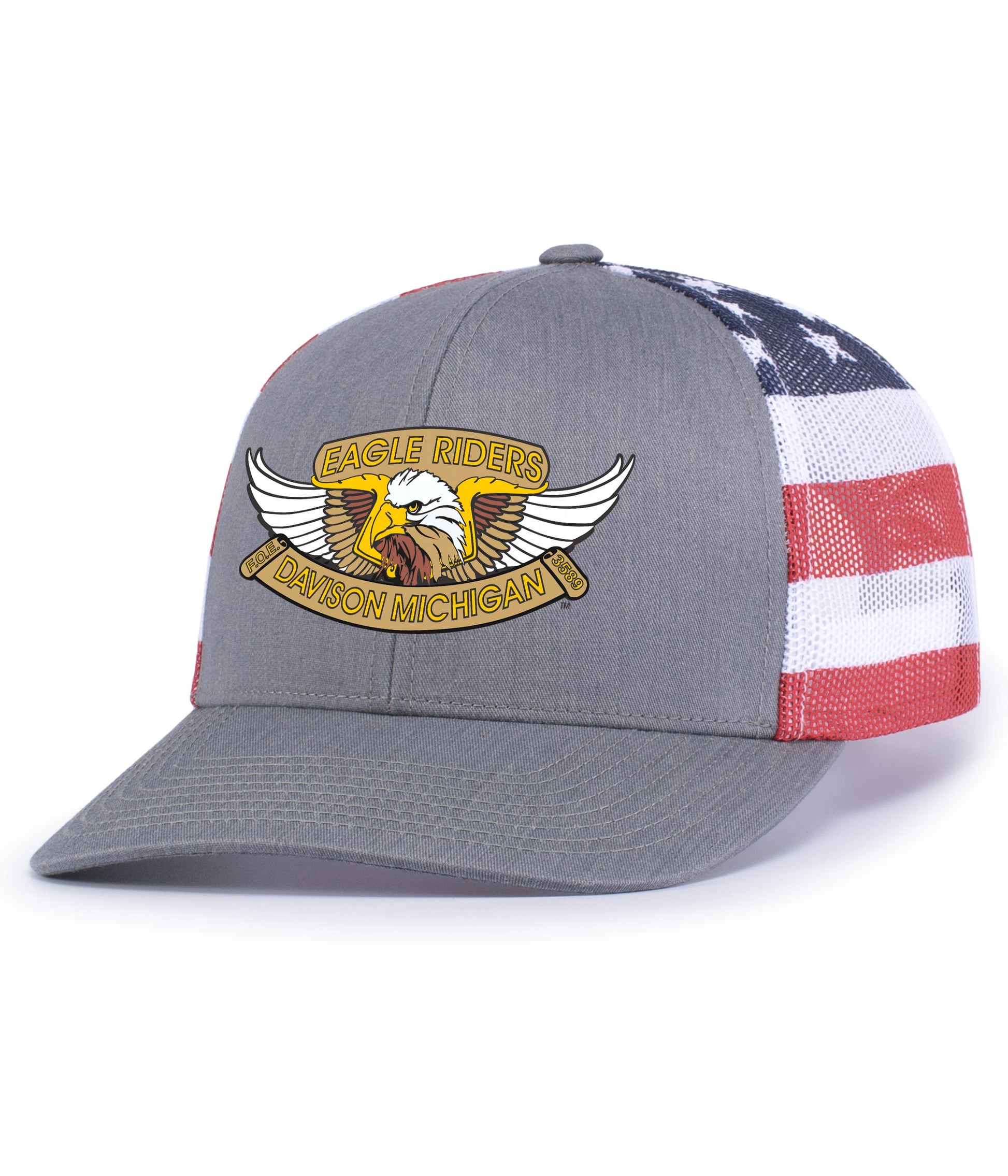 Davison Eagle Riders Printed Trucker Hat