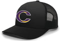 Caro 5 Panel Snapback Cap - Schall