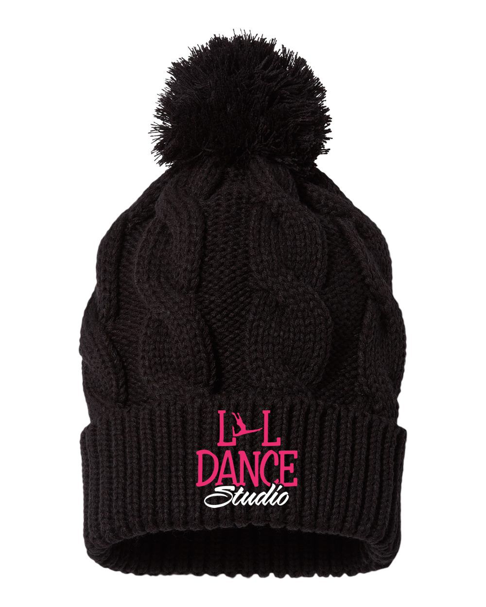 L&L Dance Studio Chunk Twist Knit Beanie With Cuff