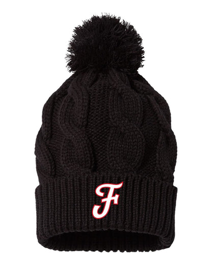 Foutch Fastpitch Chunk Twist Knit Beanie With Cuff (Copy)